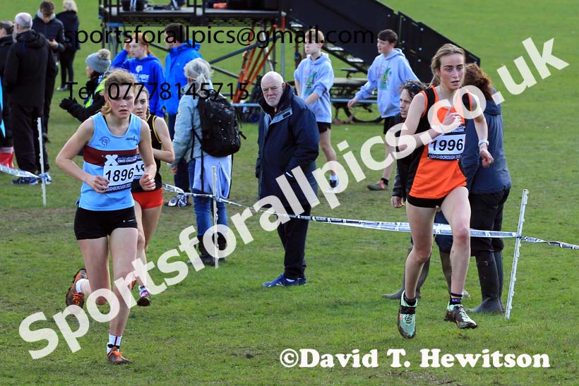 Womens Under-17s 2022 CAU Inter Counties Cross Country, Prestwold Hall, Loughborough.  Photo: David T. Hewitson/Sports for All Pics